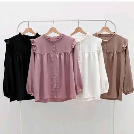 Atasan Blues Wanita 4inOne